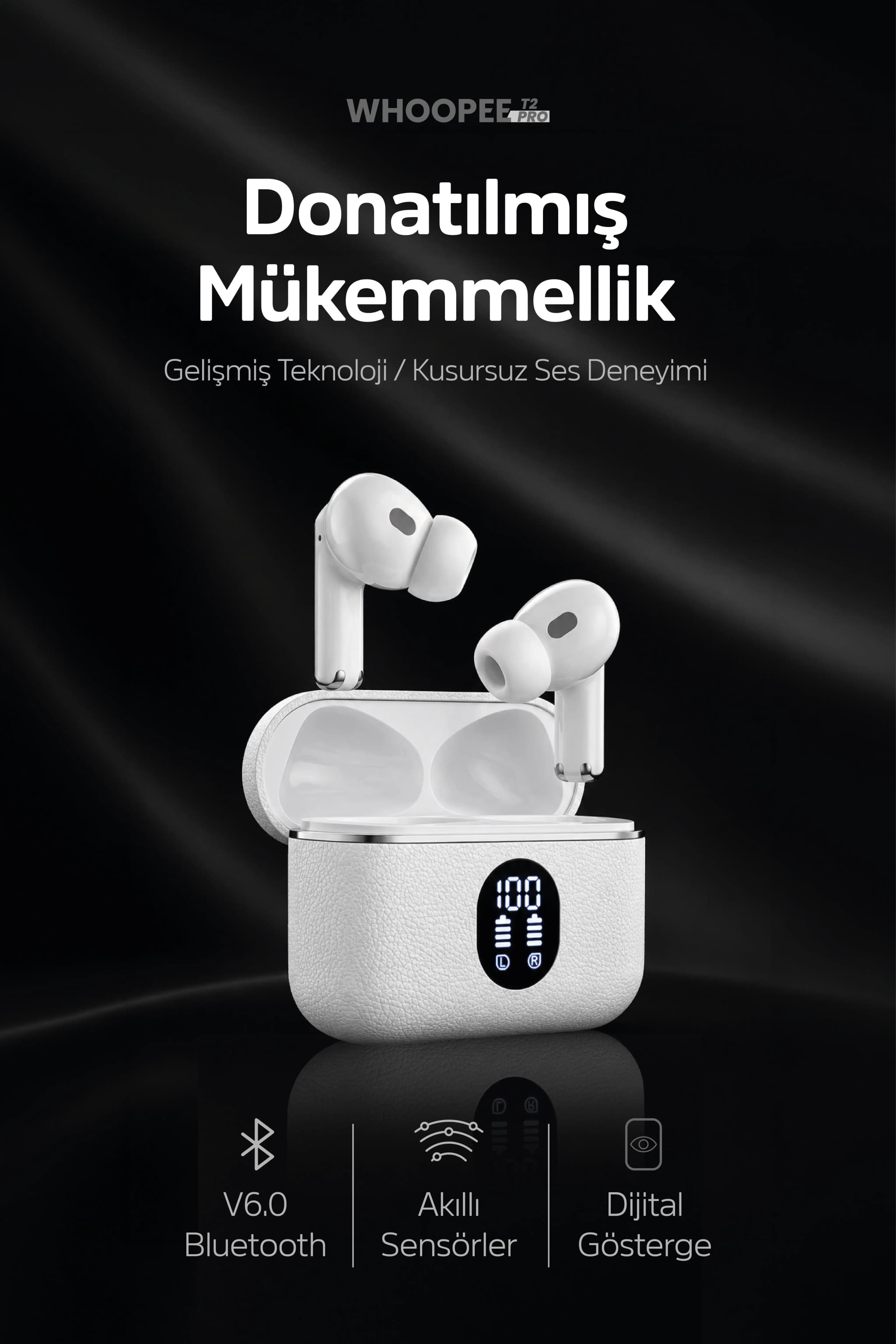 WHOOPEE T2 PRO — Mist White — galeri görseli 3