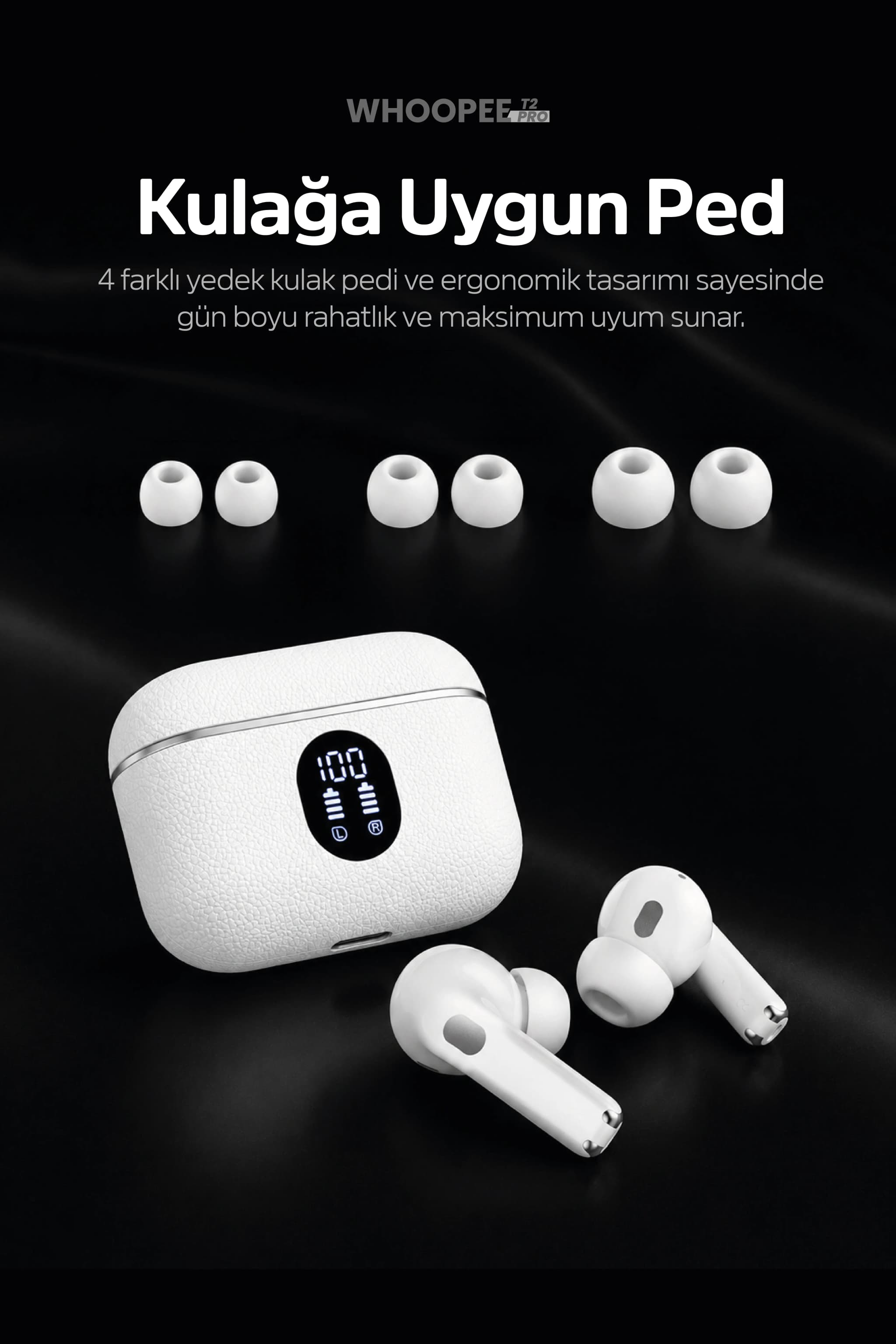 WHOOPEE T2 PRO — Mist White — galeri görseli 6